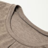 Light French Beige Center Seam Rolled Cuffs T-shirt Dress - Image 7