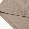 Light French Beige Center Seam Rolled Cuffs T-shirt Dress - Image 9