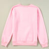 Pink LOVER Puff Print Drop Shoulder Pullover Sweatshirt - Image 5