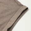 Light French Beige Center Seam Rolled Cuffs T-shirt Dress - Image 8