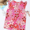 Pink Embroidered Detail Floral Print Ruffle Trim Tank Top - Image 24